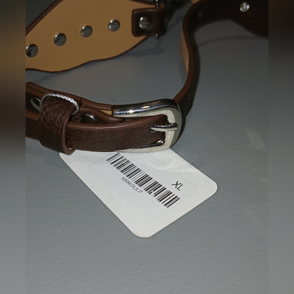 Fashion Woman Brown Belt with Rhinestone NWT - Picture 3 of 4